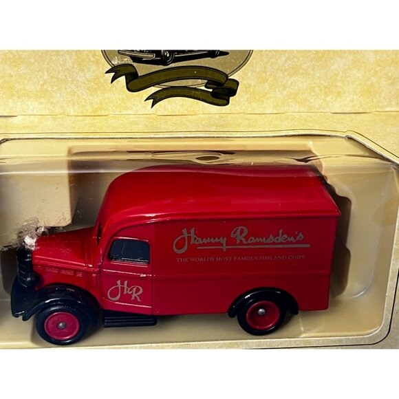 Vintage Lledo Bedford 30CWT Red & Black Van Harry Ramsden's Promo Van Truck - Picture 3 of 7